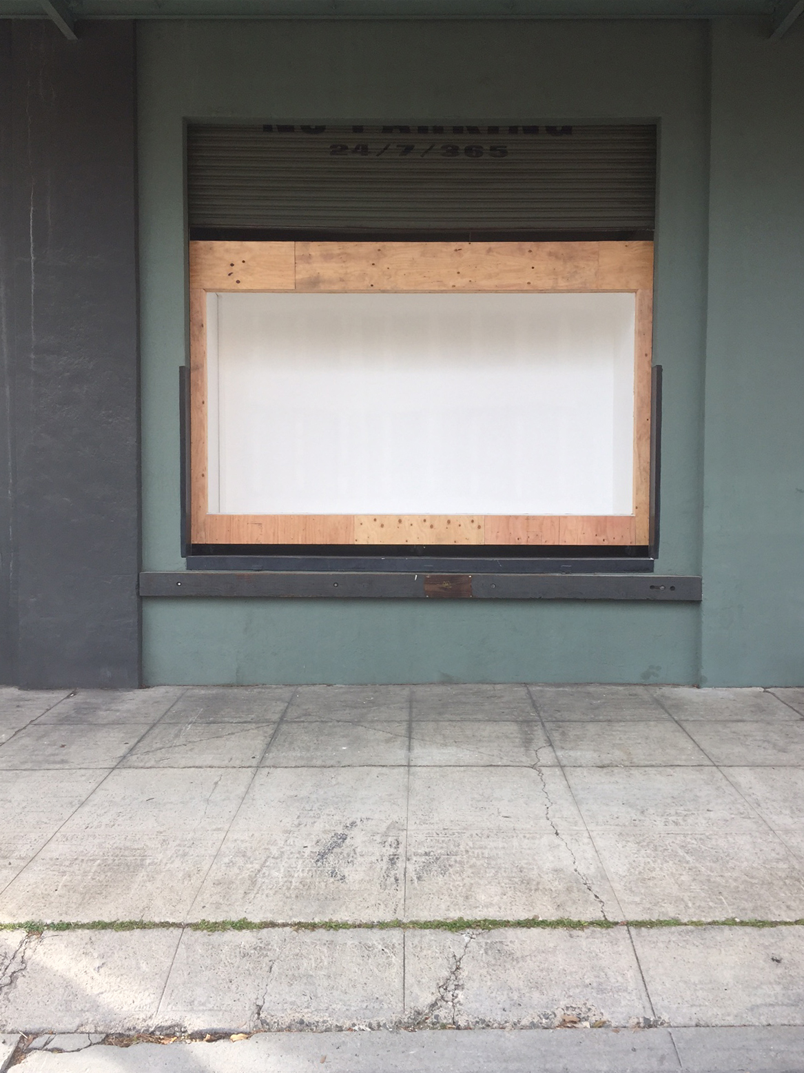 Roll Up Project Door during construction