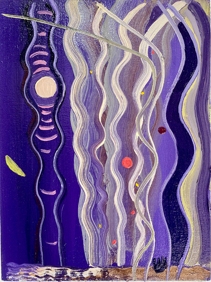Karla Wozniak, Nocturne in Purple, 2023