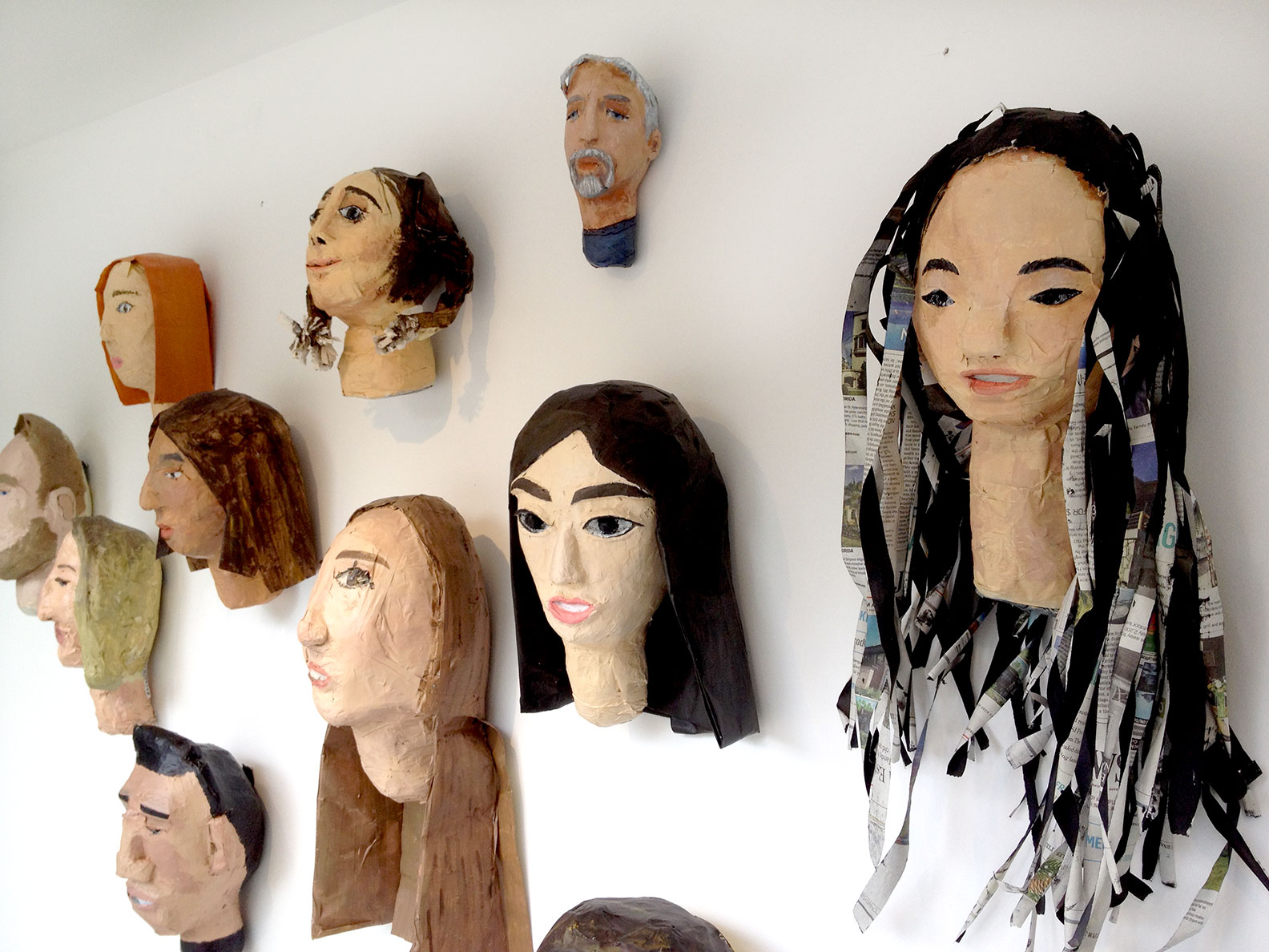 Heads Up Self Portraits, Roll Up Project