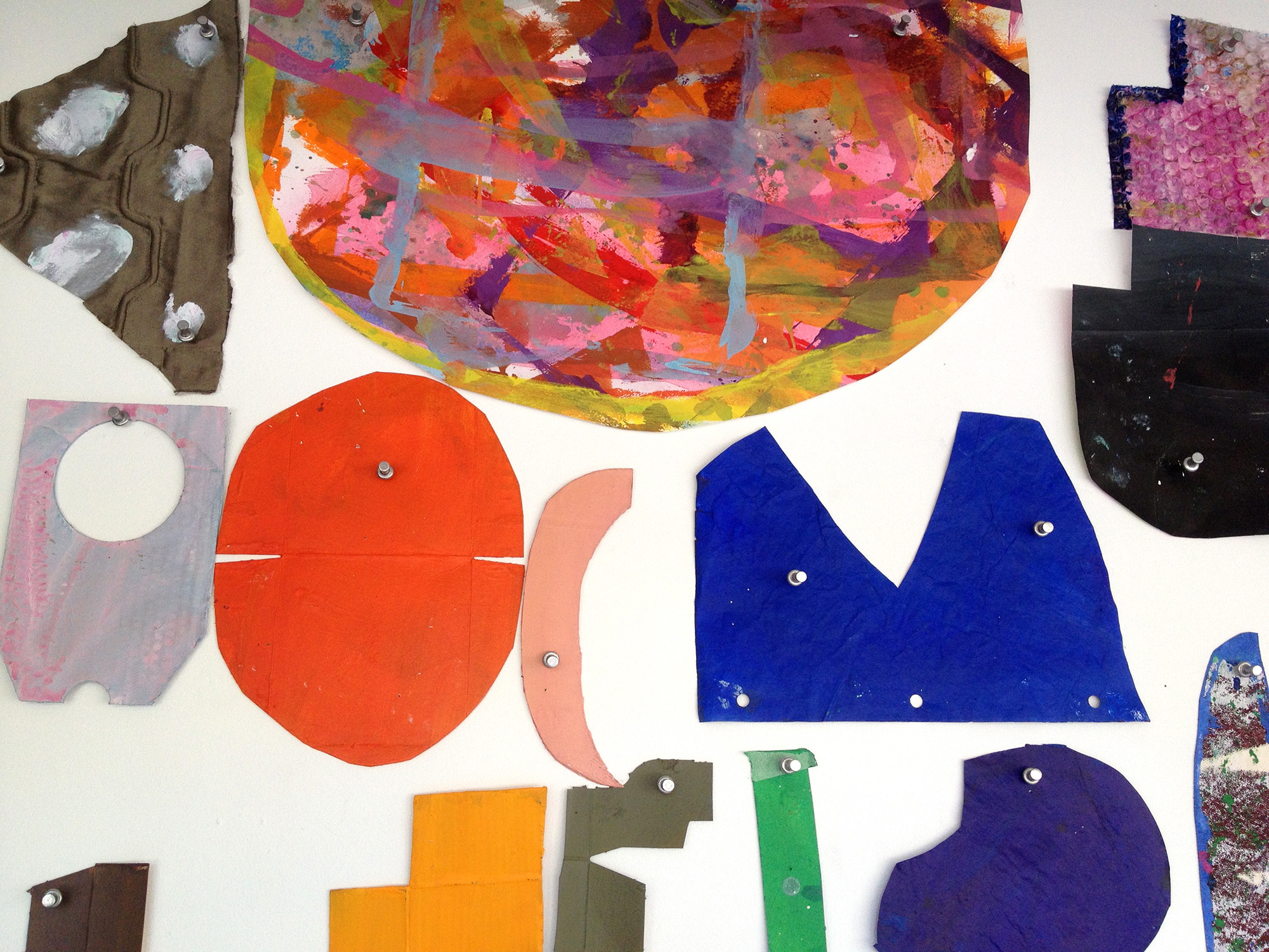 Linda Geary, Slowdown detail, Roll Up Project, 2018